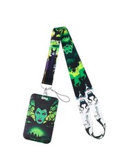 Maleficent Sleeping Beauty Evil Villain Queen Lanyard With ID Badge Holder New