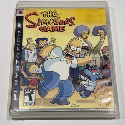 The Simpsons Game (PlayStation 3) C.I.B. Tested/Working *Cover Damage Read*