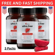 3 Packs UpWellness Ultra Liver Supplement for Liver Health & Gallbladder Support