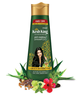Emami Kesh King Ayurveda Aloe Vera Kräutershampoo Anti-Haarausfall - 30 ml...