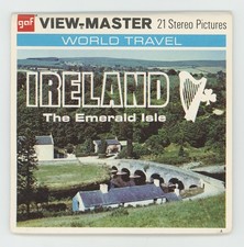 IRELAND The Emerald Isle World Travel GAF View-Master Packet B-160 Exc. Cond.