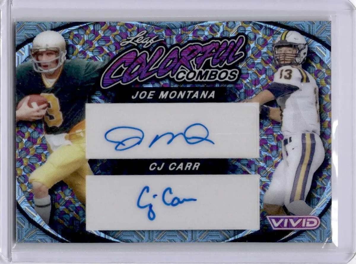 Joe Montana Football Trading Cards Autographed for sale | eBay