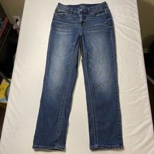 Time and Tru Women's Blue Jeans Straight Leg Size 4 Denim