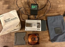 Sony MD Walkman MZ-R50 Portable MiniDisc Recorder With Accessories. Works Great!