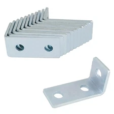 3 Hole 90 Degree L Shaped Fitting Bracket Corner Brace Metal Framing Connector 