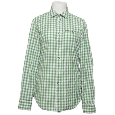 Termo Original, Hemd, Größe: S, Grün/Weiß, Baumwolle/Polyester, Karo, Damen #nbc