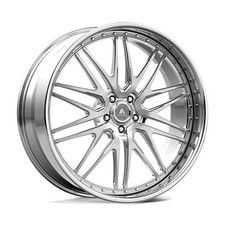 22x9 Asanti Forged Fly 5 Brushed Chrome Wheel 5x112 30mm