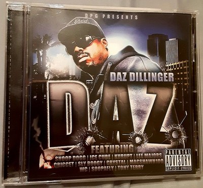 D.A.Z. [PA] by Daz Dillinger (CD) Snoop Dogg Ice Cube WC Soopafly Kurupt