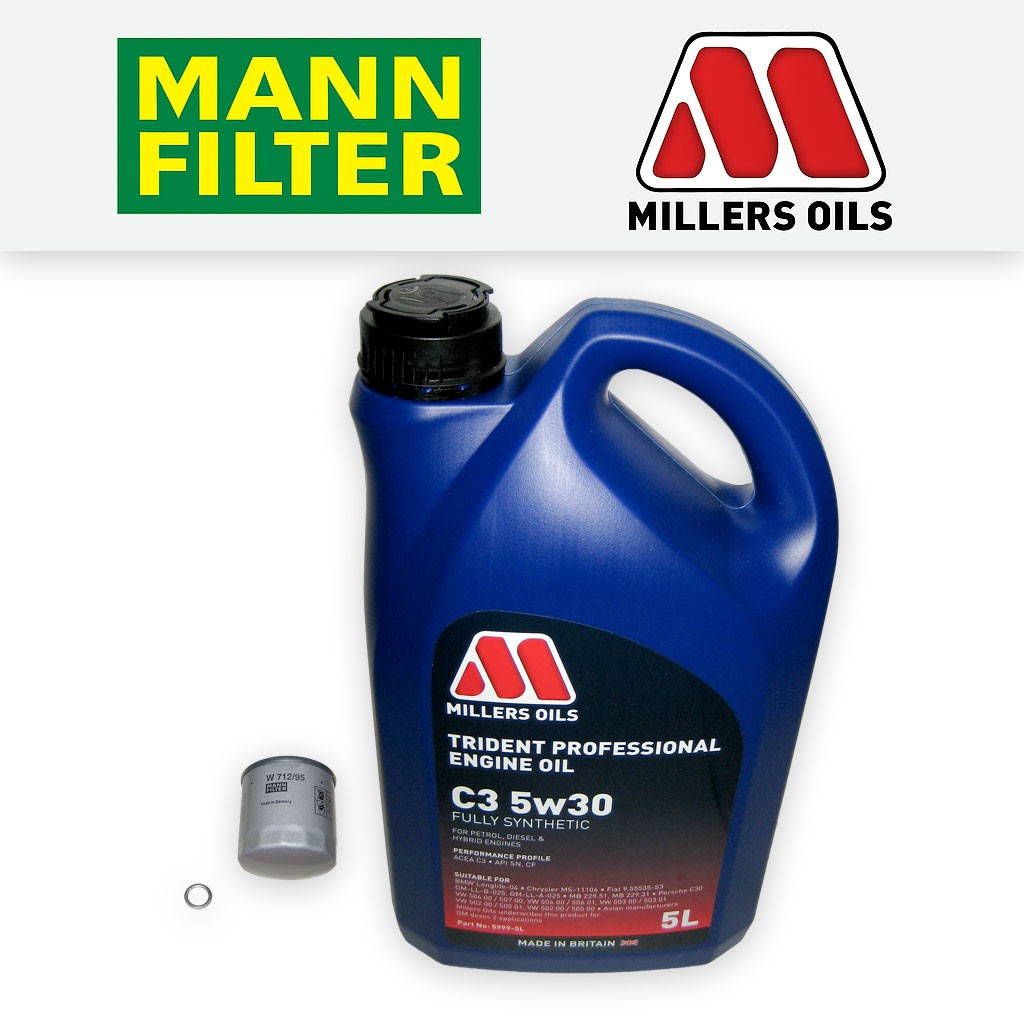 SERVICE KIT for AUDI Q2 (GA) 1.0 TFSI OIL FILTER +5w30 LL OIL (2016-2020)