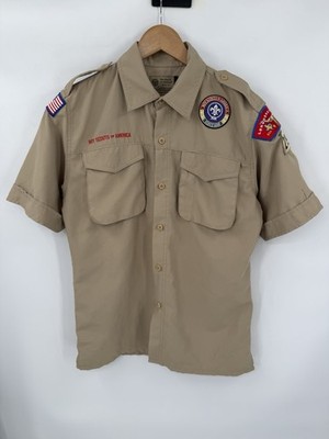 Boy Scouts of America Cub Scout Uniform Youth Shirt 100% Polyester Size Youth XL