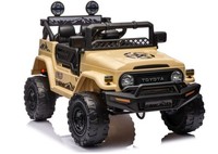 Toyota Fj Kinder Elektroauto 4X4 Jeep Kinderauto Eva Led MP3 Fernbedienung Khaki