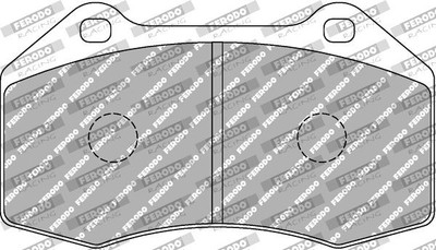 Ferodo Racing Bremsbelag Satz Bremsscheibe Scheibenbremse für Renault Clio III