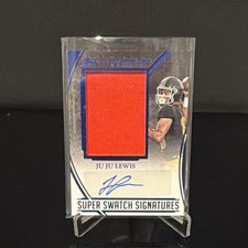 Leaf 2025 In The Game Used JuJu Lewis Super Swatch Signatures Auto Memo SS-JL1