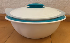 Tupperware Thermo Duo 3,1 L 2,5L Thermoschüssel Set türkis Tupper Thermoduo TOP