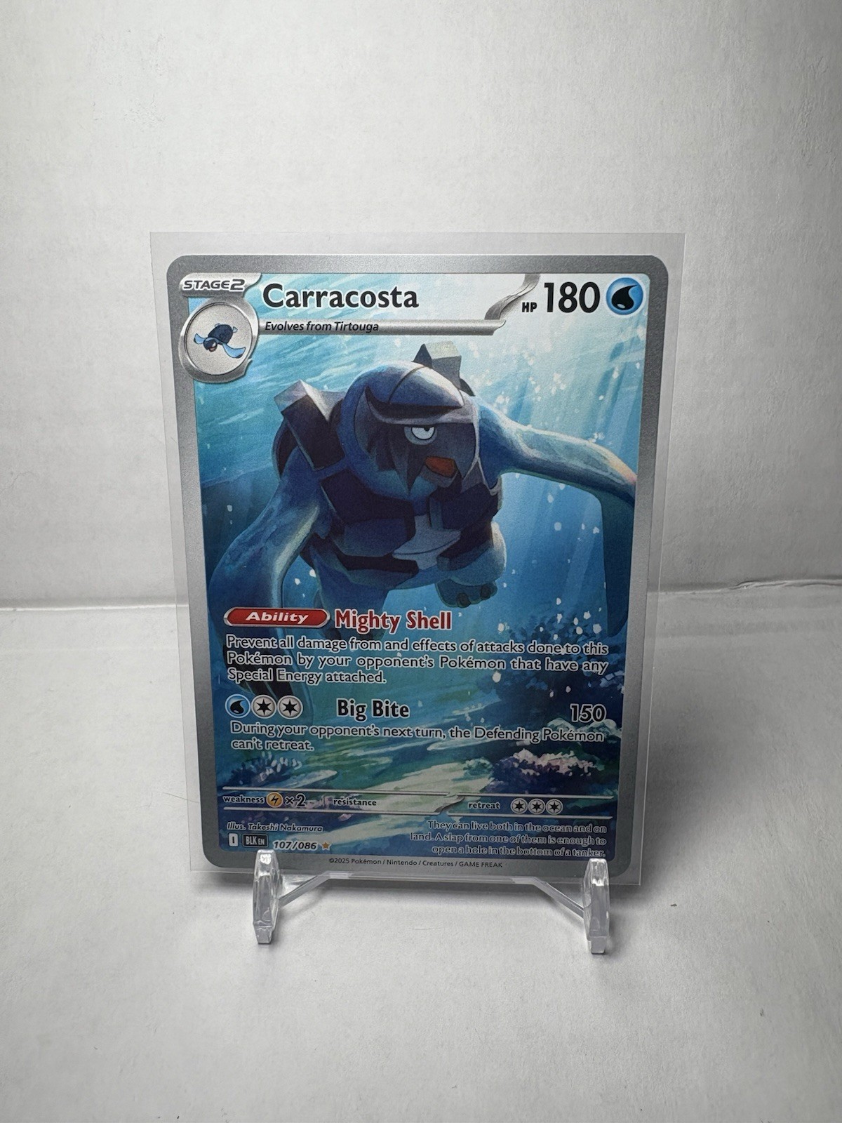 Carracosta 107/086, Pokemon, Black Bolt, BLK EN