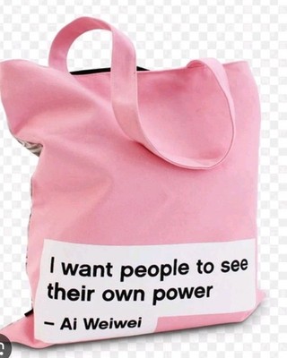 Ai Weiwei Zip Tote Bag -Porcelain Flowers Canvas Tote Bag-Blossom, 2015