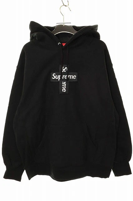 Sweat à capuche logo 20Aw Cross Box M noir neuf