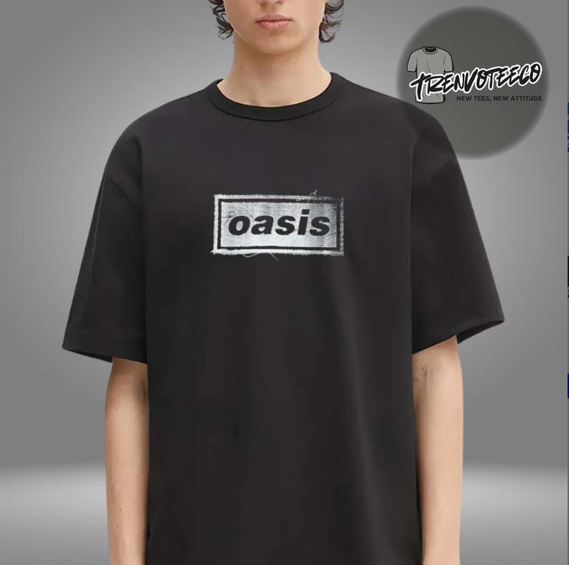 OASIS　オアシス　Tシャツ Thread Logo 新品　ブラック oasis Tシャツ Thread Logo ブラック オアシス・クラシック ロゴ