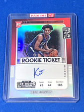Keon Johnson (RC), 2021 Contenders Silver Rookie Ticket Autograph, Card#121