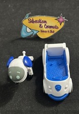 Lot of 2 Paw Patrol Standing Robo Dog And Robo Car Vehicle Cruiser Very Rare 