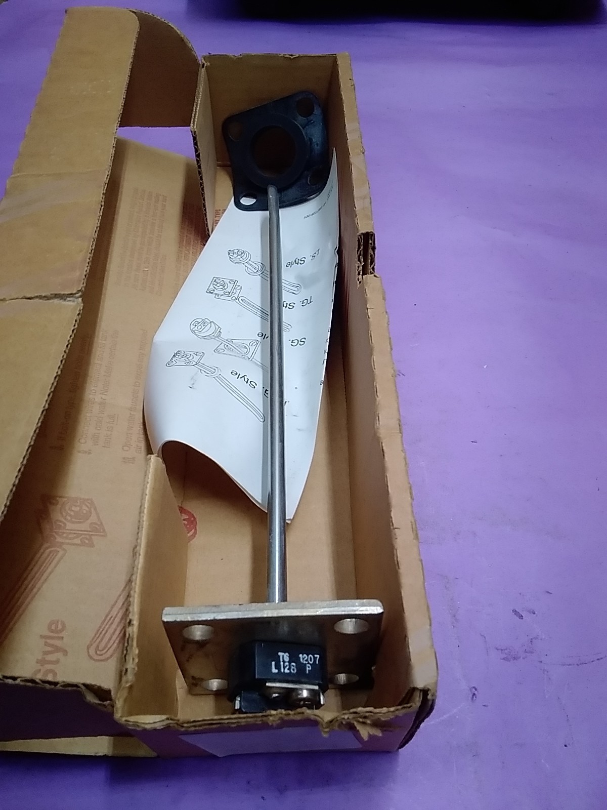 CHROMALOX 2E4946 Water Heater Element 