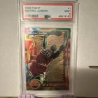 Topps Finest 1993-94 Michael Jordan #1 Chicago Bulls PSA 9 Graded Card