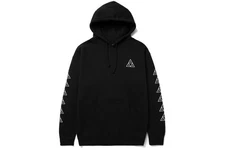 HUF x FTP Triple Triangle Pullover Hoodie Sweatshirt Mens Large Black