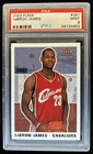2003-04 Fleer Tradition LeBron James Rookie RC #261 Cavaliers PSA 9