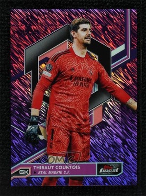 2022-23 Topps Finest UEFA Club Competitions 135/199 Thibaut Courtois #81 11ng