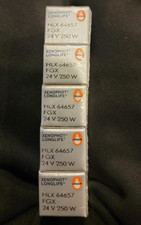 OSRAM Xenophot HLX 64657 FGX 24V 250W Halogen Lamps   Lot of 5   New Sealed