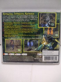 Tarjeta de registro completa Legacy of Kain Soul Reaver Sega Dreamcast 2000 CIB