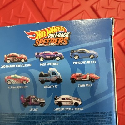 Hot Wheels 2004 Mazda RX8 Custom, Pull-Back Speeders Series 1:43