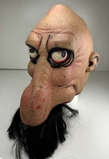 2001 The Paper Magic Group Rubber Mask Halloween Big Large Eyes Nose Scary Man