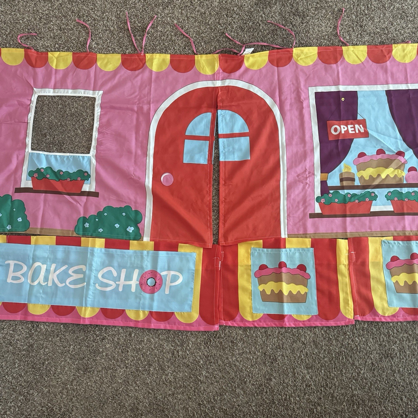 Juego de cortinas de panadería DHP tienda para cama tipo loft junior serie