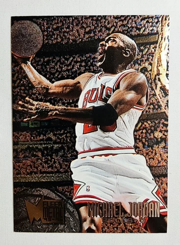 1995 Fleer Metal #13 Michael Jordan Basketball Card Bulls GOAT