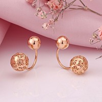Gold 585/14Kt Ohrringe RoséGold Echtschmuck Ohrstecker 3,25 G Neu