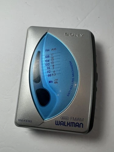 Vintage Sony WM-FX193 FM/AM Cassette Walkman (For Parts/Repair) 1990’s Retro Y2K