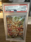 Pokémon Eevee Illustration Rare Holo 188/167 PSA 10 Twilight Masquerade 2024