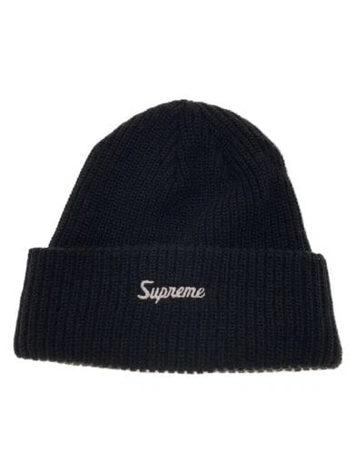 Supreme 24Aw Loose Gauge Beanie Knit Cap Free Acrylique Noir AEp89