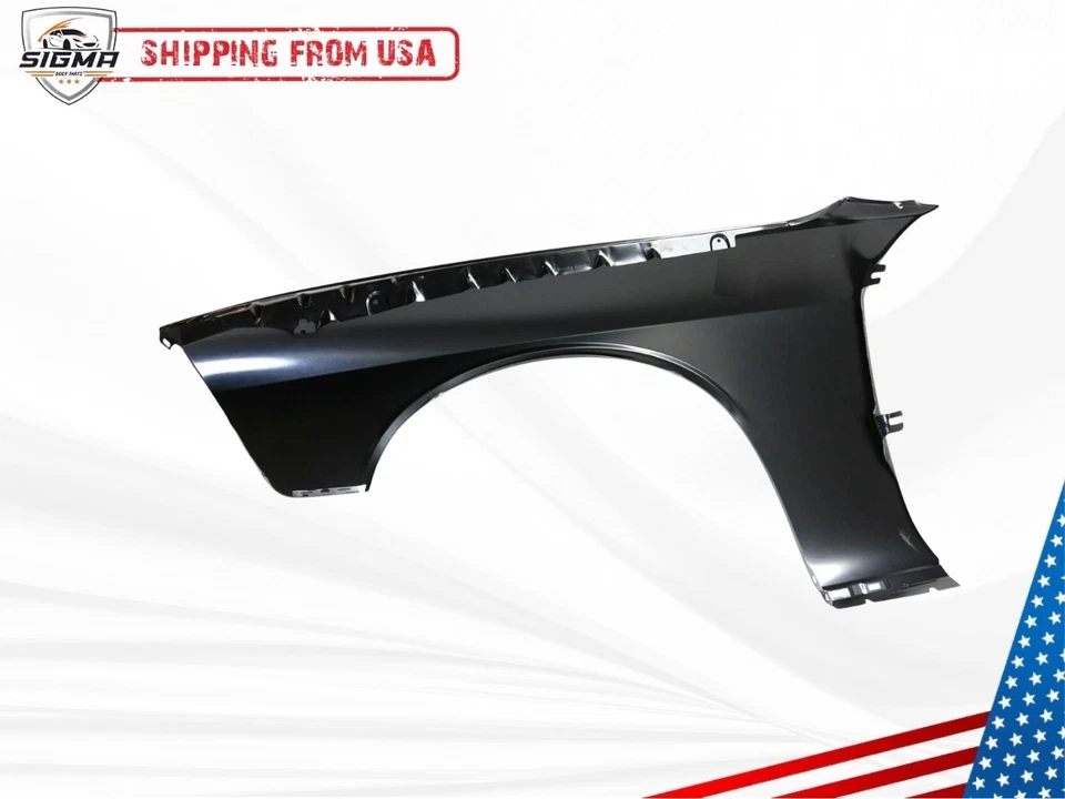 Guardabarros de acero imprimado para Dodge Challenger 2008-2023 lado derecho del pasajero delantero Foto 4 de 4