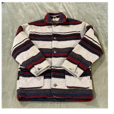 Vintage Woolrich Southwestern Wool Blanket Coat Jacket Men’s Small USA Made