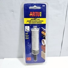 ARTU USA - 1 in - Tungsten Carbide Grit Hole Saw - 3/8" Shank
