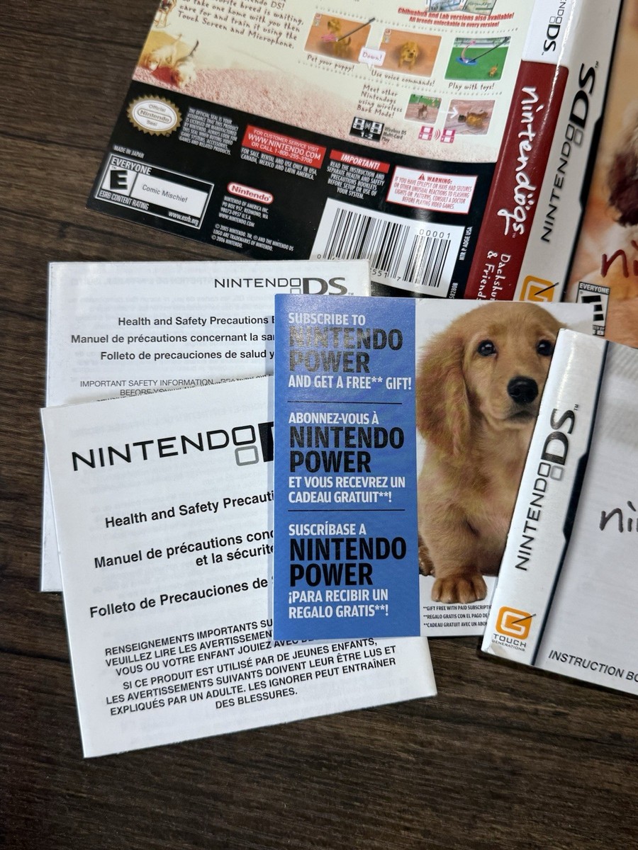 Nintendogs: Dachshund & Friends Nintendo DS - Artwork NO CASE OR Nintendogs: Dachshund & Friends Nintendo DS - Artwork NO CASE OR