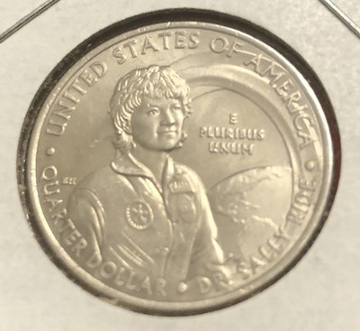 2022-P Dr. Sally Ride 25C Quarter GHOST COMET TAIL Error 