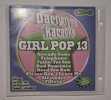 Party Tyme Karaoke: Girl Pop 13 CD G Excellent Condition