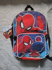 Disney Marvel Kids Spider-Man Backpack With Lunch Bag NWT MSRP 40