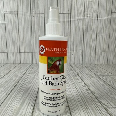 Feather Glo Bird Bath Spray, 8-Ounce by Miracle Care New! 1 x Bottle