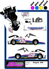 Racing Go Kart Wrap With Front And Rear Numbers Graphics Decals Wraps-style28 Racing Go Kart Wrap With Front And Rear Numbers Graphics Decals Wraps-style28