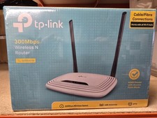 TP-Link TL-WR841N Wireless N WiFi Router 300Mbps 4-Port WPS White New & Sealed