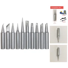 High-Quality T18 Soldering Iron Tips for HAKKO FX-888D & FX-8801 - 10 Pcs Set